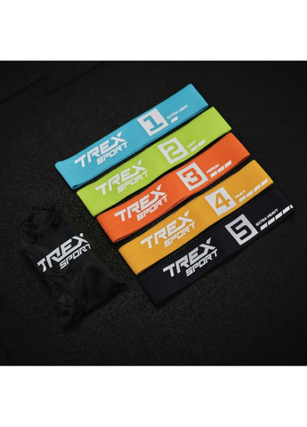 Набор резинок для фитнеса TX-033PRB 2,5-25кг set B TREX Sport (361952198)