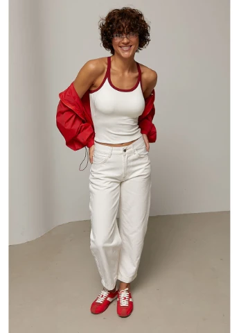 Майка-борцовка з філіжанками Lurex — 394719061