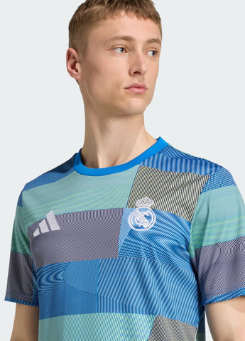 Синий демисезонный спортивный лонгслив adidas с логотипом