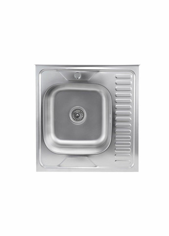 Кухонна мийка з нержавіючої сталі САТИН 6060 L (0,7/160 мм) Valeso (342070906)