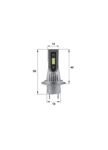Комплект светодиодных ламп F3 H7 20W Sho-Me (361869516)