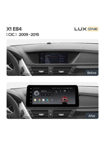 Штатна магнітола LUX ONE 6+128 Gb BMW X1 E84 CIC 2009-2015 Teyes (378900597)