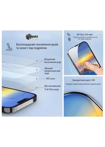 Чохол для мобільного телефону (DG-KM-197) DENGOS TPU Cover + Glass Samsung Galaxy A37 Transparent (401810007)