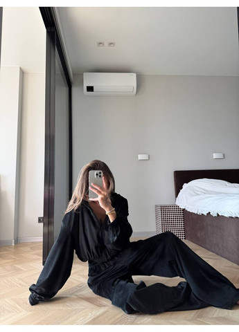 Велюровый оверсайз костюм — ЗАМЕР В ОПИСАНИИ DK/DL Мода без кордонів (365715945)