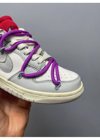 Білі Осінні кросівки чоловічі nike dunk low off-white lot 45 найк сб данк No Brand