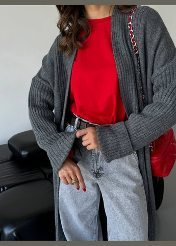 Жіночий кардиган довжини максі без застібки MonCher (347584656)