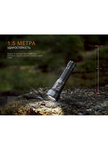 Ліхтар ручний LD36RB чорний Fenix (368669668)
