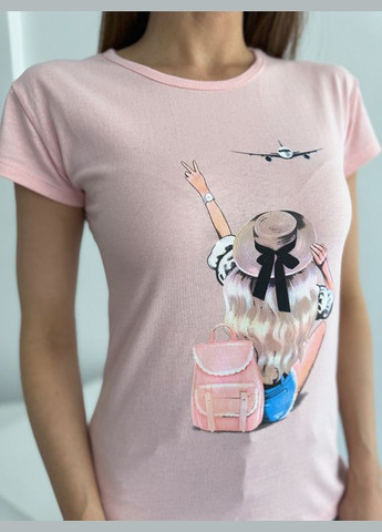 Футболка ISSA PLUS WN20-624 розовая Magnet - (301036032)