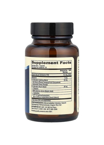 Sleep Support поддержка сна с мелатонином 5 мг, 30 капсул Dr. Mercola (361117687)