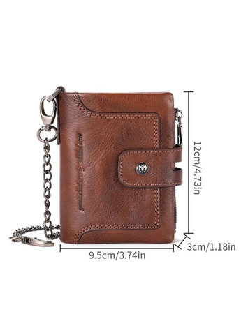 Мужской кошелек раскладной коньячный с цепочкой TW230B BULL (298683690)