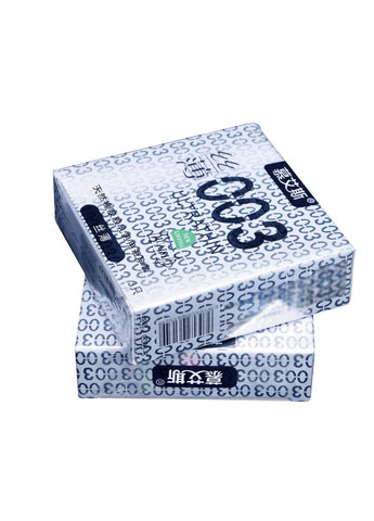 Презервативы латексные ультратонкие серебро 0,03 мм (в упаковке 3 шт) Muaisi (290699198)