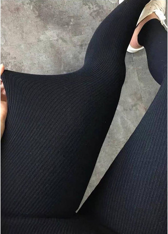 Стильные женские лосины с рубчиком на утеплении InFashion Лосини (370270013)