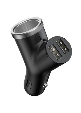 Адаптер автомобильный cigarette lighter extended car charger 2 USB 40W (CCALL-YX01) Baseus (300215834)