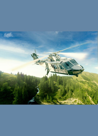 Коллекционная модель-конструктор Lifting Spirit механический вертолет MT027 Metal Time (267507693)