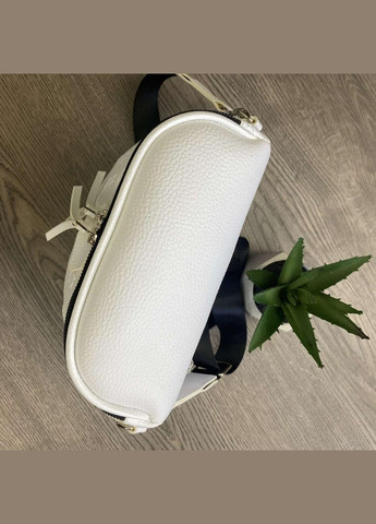 Женская сумка слинг бананка для девушки кросс-боди из экокожи белая (sku_993Б) No Brand (330576545)