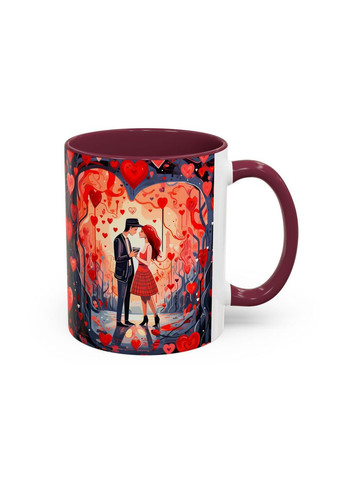 Керамічна чашка з дизайном "Пара закоханих"-3 No Brand (368671396)