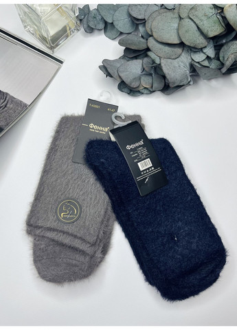 Комбинированные носки норковые качественные набор 2 пары ФЕННА (370663093)
