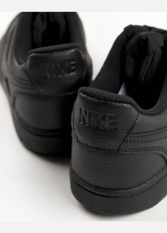 Черные всесезонные кроссовки мужские court vision low next nature dh2987-002 весна-осень кожа черные Nike