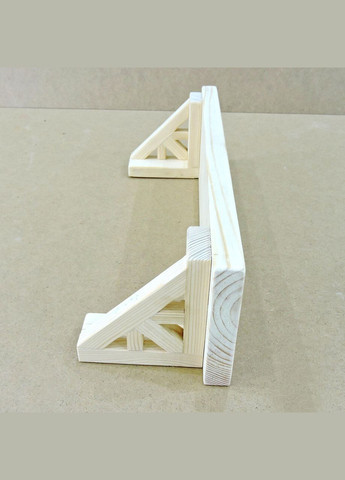 Настінна полиця з дерева Абсолют 40 бланже (НСП-404301) No Brand (328082040)