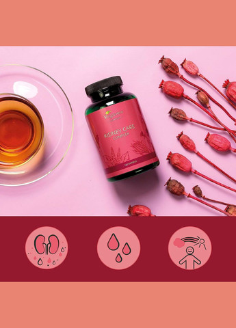 Уход за почками (Kidney care)® 120 капсул Vegavero (299717741)