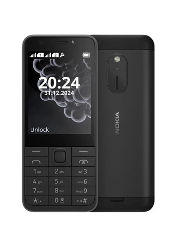 Мобiльний телефон 230 2024 Dual Sim Black Nokia (392602546)