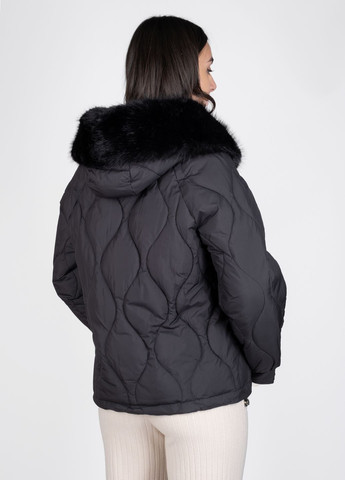 Чорна зимня куртка жіноча 344773 Power