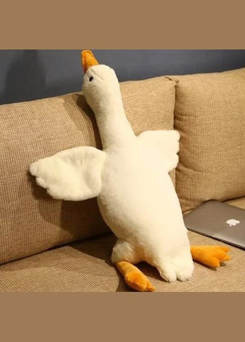 М'яка іграшка-обіймашка Гусак для дітей 110 см білий (2066075227) No Brand (328261835)