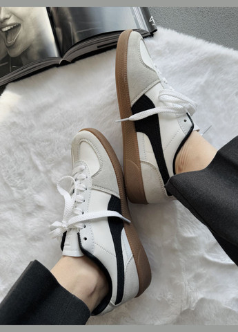 Кросівки жіночі і чоловічі Puma Palermo Leather White Grey Black Gum | Пума Палермо білі No Brand білі демісезони (339604419)