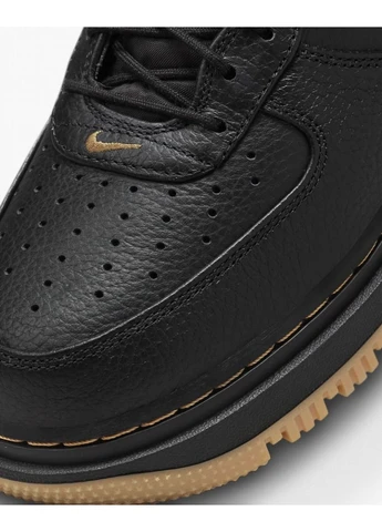 Чорні кросівки air force 1 luxe демісезон Nike