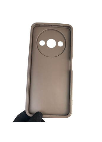 Чехол силиконовый Soft Touch с 3D принтом Майнкрафт для Redmi A3 коричневый (Полная защита камеры) Xiaomi (373424975)