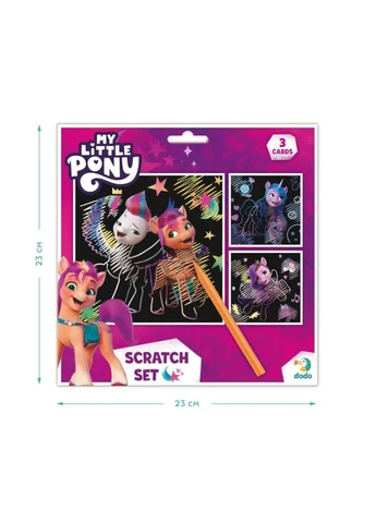 Набір гравюр My Little Pony "Нове покоління" Dodo 200190 No Brand (330606243)