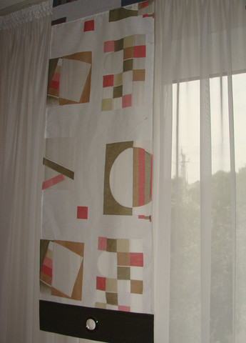 Жорсткий ламбрекен Абстракція 2м бежевий (84_2ж) Firanka Line (340112017)