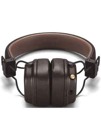 Наушники Major 4 IV Brown | 80 часов батарея | беспроводная зарядка Marshall (354224277)
