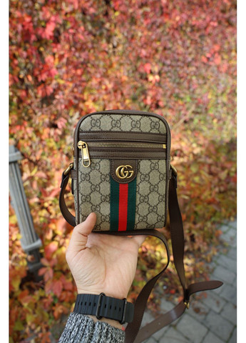 Сумка мужская Ophidia GG Supreme Crossbody Bag Beige No Brand (366213571)