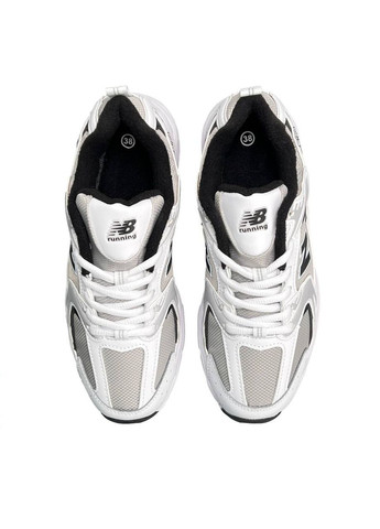 Кросівки жіночі New Balance White Black No Brand 530 білі демісезони (306711965)