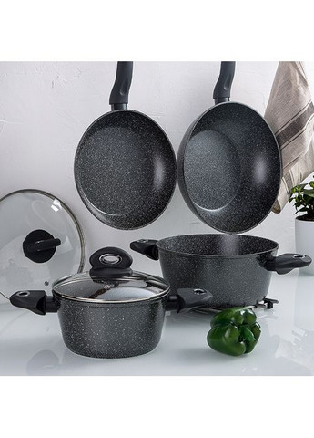 Ковш Orion 1.23 л Grey (BG-8517-MBG) Bergner (361854284)