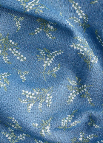 Синя кежуал сукня H&M з квітковим принтом