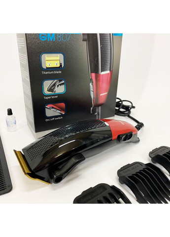 Машинка для стрижки волос профессиональная GM-807, Стильная машинка для стрижки и бритья Gemei (364663740)