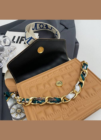 Жіноча сумка 8953 крос-боді бежева No Brand (313235578)