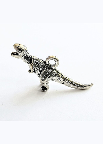 Підвіски металеві Кулон динозавр велоцераптор Античне срібло 30 мм x 13 мм Finding (333707845)