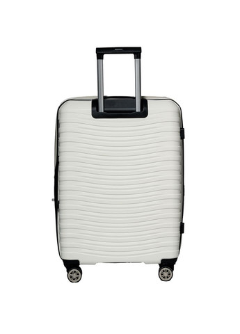 Чемодан средний M 43803 полипропилен Белый Snowball (298728866)