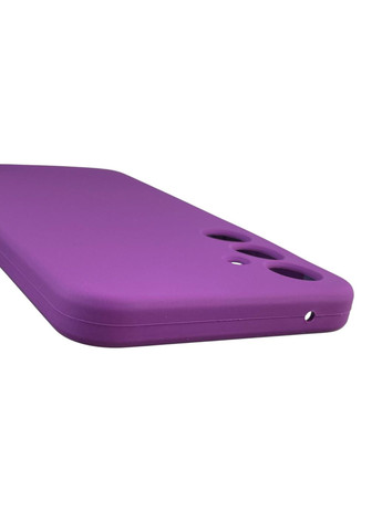 Чехол для Galaxy A35 5G (SM-A356B) силиконовый с микрофиброй нескользящий на самсунг а35 5г фиолетовый Samsung (366390187)