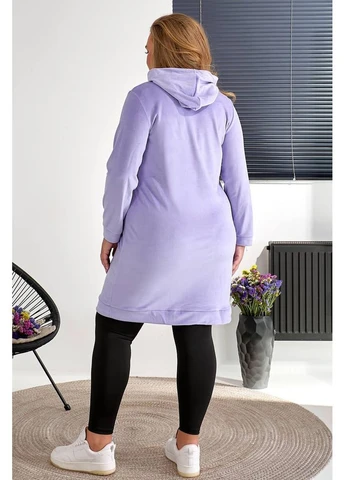 Туника женская однотонная велюровая Ager 257R338 (389374377)