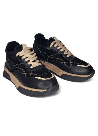 Зимові кросівки Wollen чорні зими (303284163)