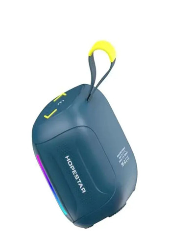 Портативна бездротова Bluetooth-колонка Party 300 mini з RGB підсвічуванням Синій Hopestar (316510501)
