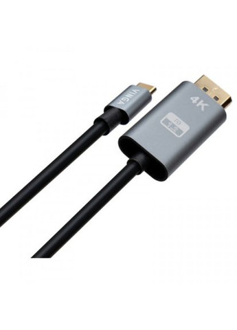 Кабель мультимедійний USBC to DisplayPort 1.5m v1.2 4K60Hz (VCPVCCD1215) Vinga usb-c to displayport 1.5m v1.2 4k60hz (275092097)