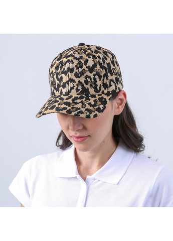 Бейсболка с регулятором женская полиэстер леопард ТОРЛА LuckyLOOK 808-485 (335837752)