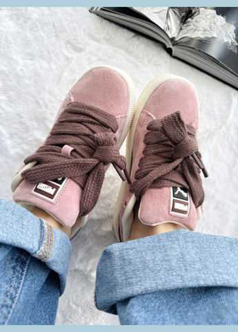 Кросівки жіночі Puma Suede XL Pink Brown | Пума Суеде ХЛ рожеві No Brand рожеві демісезони (341264143)
