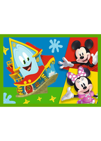 Пазл 4в1 Міккі Маус і друзі 34616 Trefl (366249603)