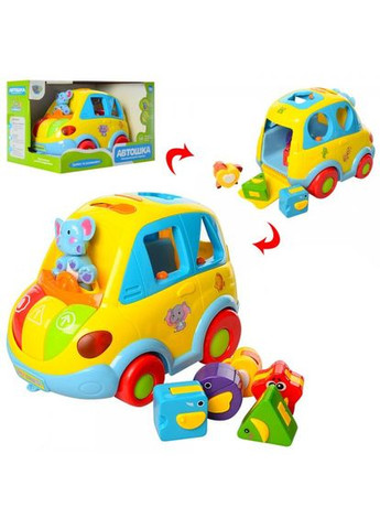 Іграшка сортер для малюків машинка Автошка (9198UA) Limo Toy (365590113)